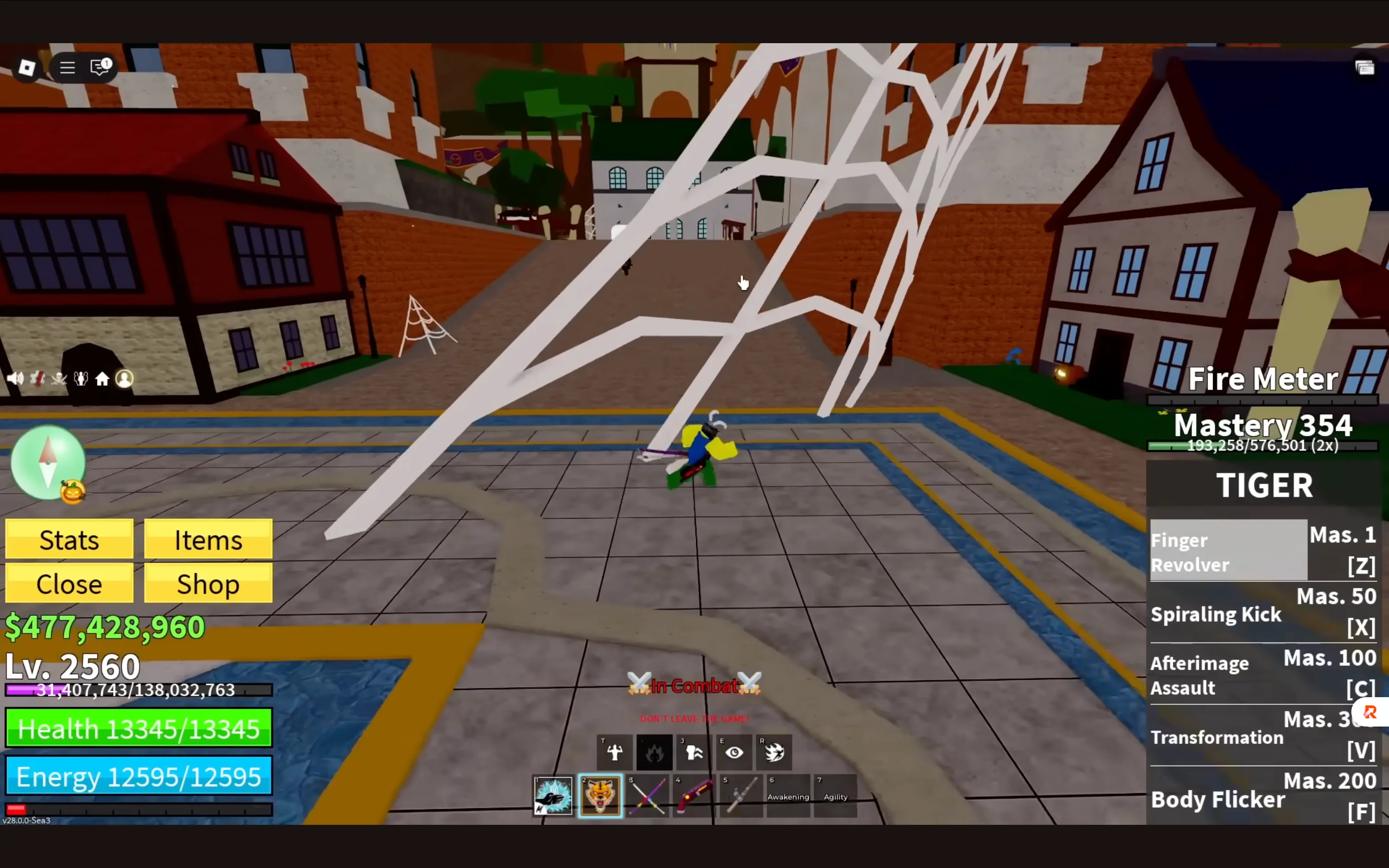 Players trading in Blox Fruits